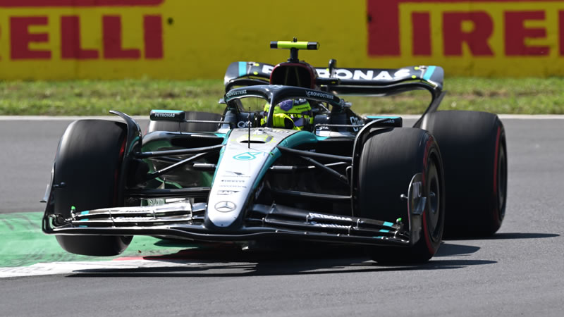 Lewis Hamilton adelante en Monza - Reporte Pruebas Libres 2 - GP de Italia