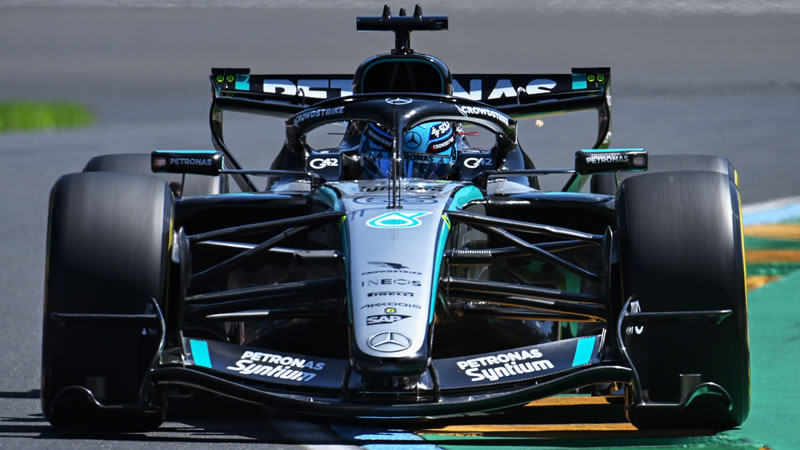 Suerte dispar para Mercedes: Russell el más rápido y Antonelli choca - Reporte Pruebas Libres 3 - GP de Australia