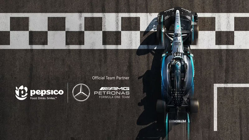 PepsiCo desembarca con fuerza en la F1: Gatorade, Sting y Doritos se unen a Mercedes desde 2026
