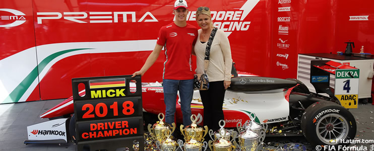 Mick Schumacher nuevo campeón de la Fórmula 3 Europea
