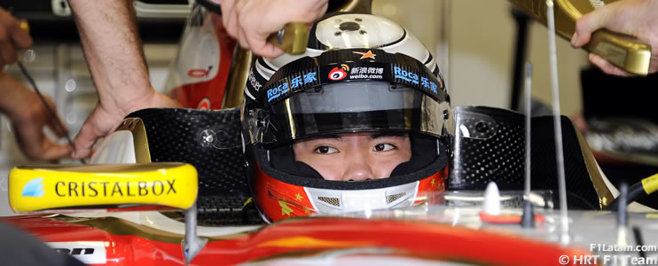 De nuevo el piloto chino Ma Qing Hua en la primera sesión - Previo  - GP de Singapur - HRT 