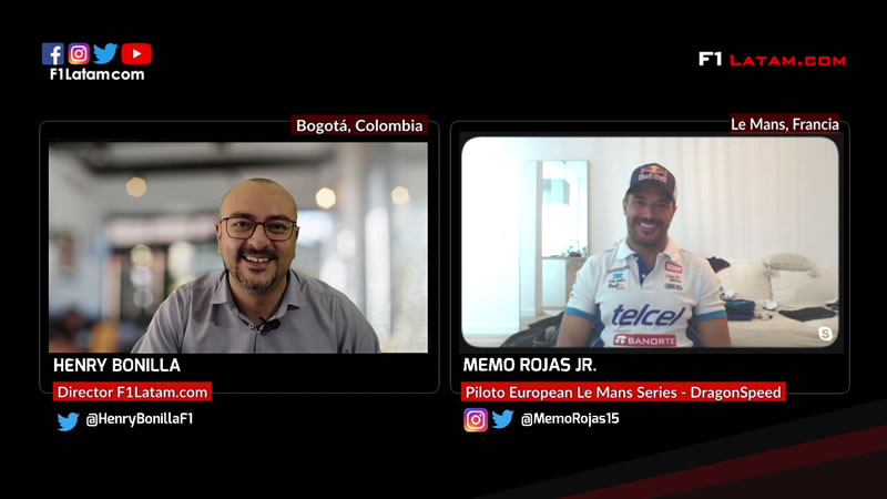 VIDEO: Entrevista con Memo Rojas previo a las 24 Horas de Le Mans 2020
