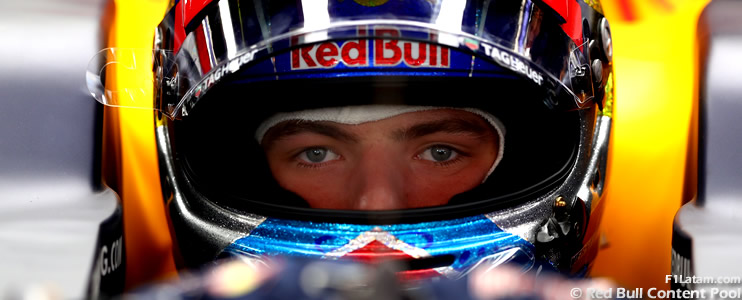 Max Verstappen debutó en el Circuit de Barcelona-Catalunya como piloto de Red Bull Racing
 