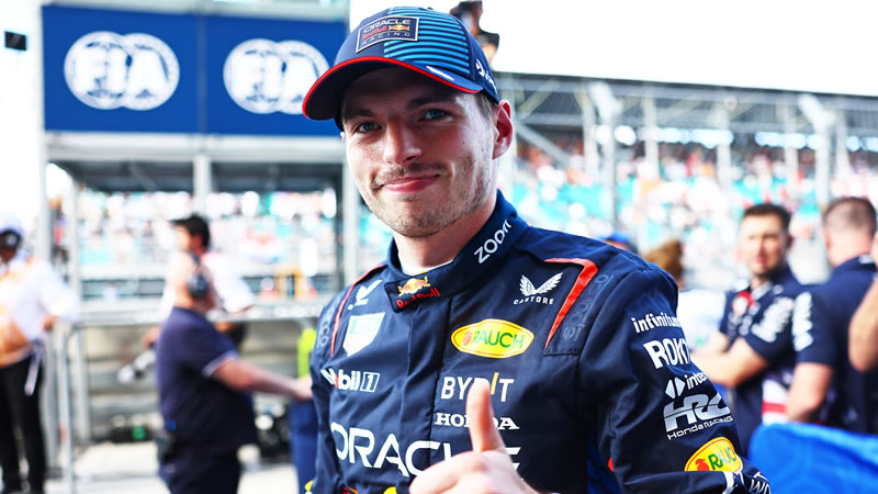 Verstappen se impone en sesión complicada para todos - Reporte Sprint Qualifying - GP de Miami