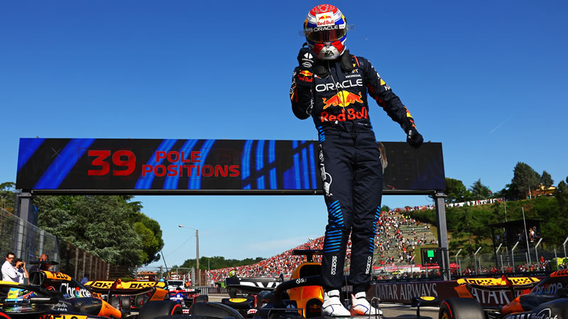 Verstappen se lleva la pole e iguala el récord de Senna - Reporte Clasificación - GP de Emilia Romaña