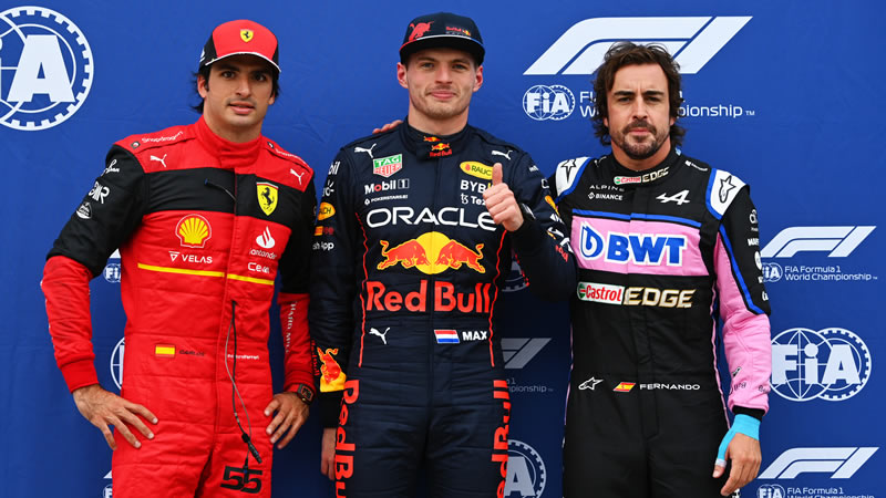 Pole para Verstappen y segunda posición para Alonso - Reporte Clasificación - GP de Canadá 