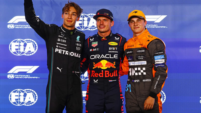 Pole position para Verstappen y de nuevo polémica con los límites de pista - Reporte Clasificación - GP de Qatar 