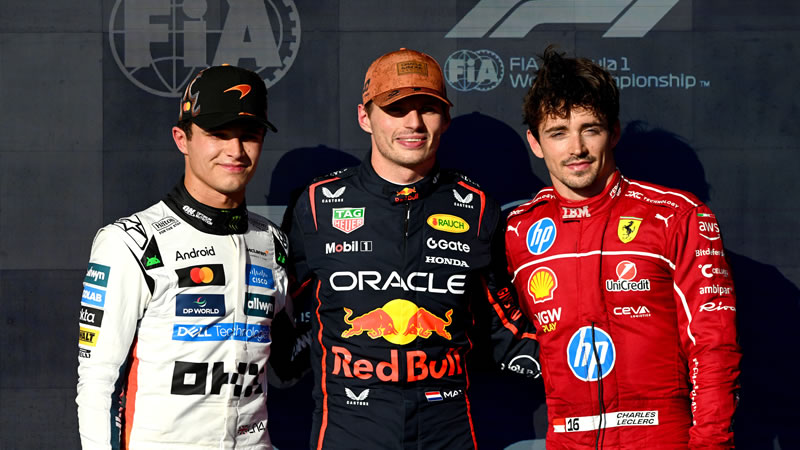 Verstappen se queda con la pole y redondea una jornada perfecta  - Reporte Clasificación - GP de Estados Unidos