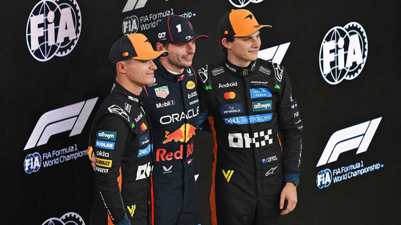 Los resultados que necesitan Norris, Verstappen y Piastri para lograr el campeonato de F1 2025