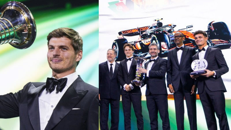 Max Verstappen y McLaren reciben su galardón como campeones del mundo de F1 2024
 