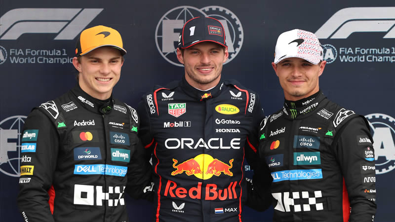 Verstappen sorprende a los McLaren en casa al llevarse la pole - Reporte Clasificación - GP de Gran Bretaña