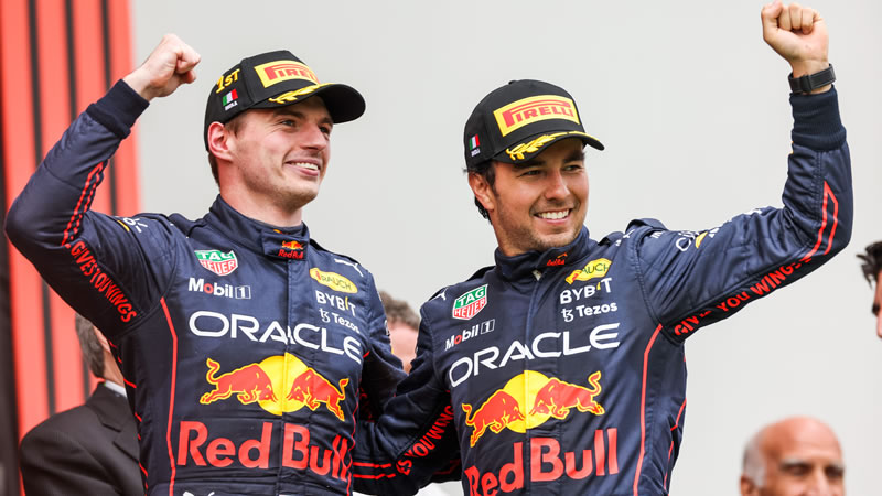 Verstappen arrasó y Checo Pérez completó doblete de Red Bull - Reporte Carrera - GP de Emilia Romaña