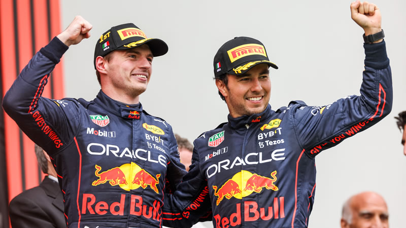 Verstappen arrasó y Checo Pérez completó doblete de Red Bull - Reporte Carrera - GP de Emilia Romaña 