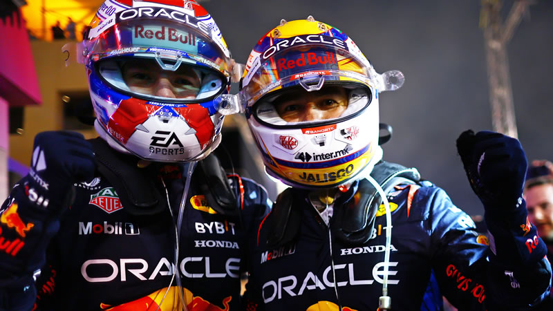 Max Verstappen y Sergio Pérez elogian al nuevo Red Bull RB20