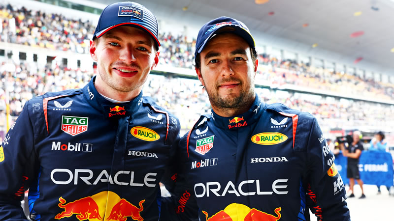 Pole para Verstappen y Pérez lo escolta - Reporte Clasificación - GP de China 