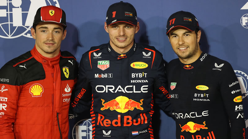 Pole para Verstappen y Pérez completa la primera fila para Red Bull - Reporte Clasificación - GP de Bahrein 