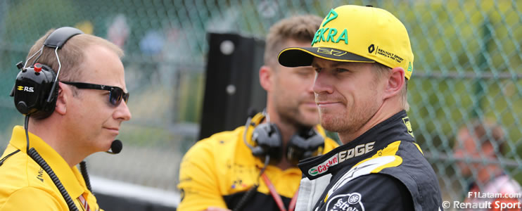 Hülkenberg penalizado para el GP de Italia por colisión en Spa-Francorchamps 