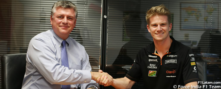 Force India anuncia la continuidad de Nico Hülkenberg para la Temporada 2015
 