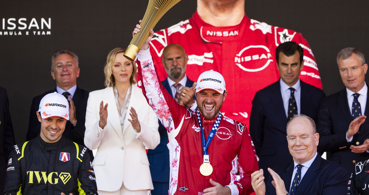 Nissan se lleva la victoria en el E-Prix de Mónaco de FIA Fórmula E con Oliver Rowland