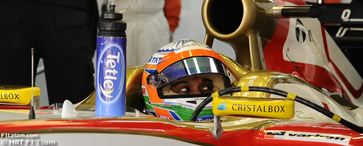 Karthikeyan contento por correr en casa ante sus compatriotas - Previo  - GP de India - HRT