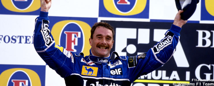 El GP de México 2015 le hace un nombramiento especial al ex piloto británico Nigel Mansell 
 