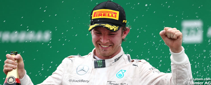 Rosberg: "Quiero ser primero, así que tengo que mejorar" - Reporte Carrera - GP de Brasil - Mercedes
