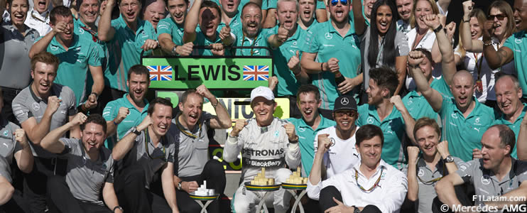 Rosberg y Hamilton establecen nuevos récords en la F1 - Reporte Carrera - GP de Brasil - Mercedes 