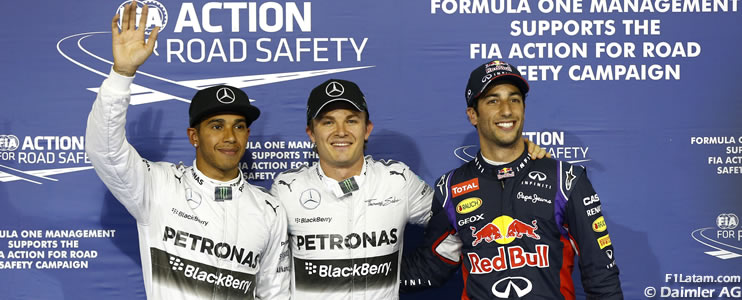 Rosberg supera a Hamilton y se lleva la pole - Reporte Clasificación - GP de Bahrein  