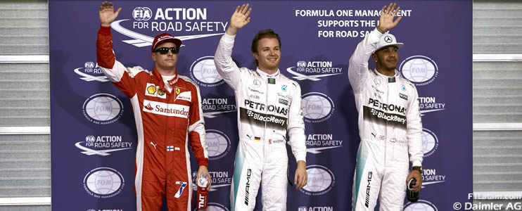 Rosberg logra su sexta pole position consecutiva - Reporte Clasificación - GP de Abu Dhabi 