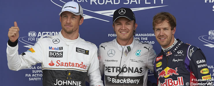 Rosberg aprovecha el descuido de Hamilton y se lleva la pole - Reporte Clasificación - GP de Gran Bretaña 