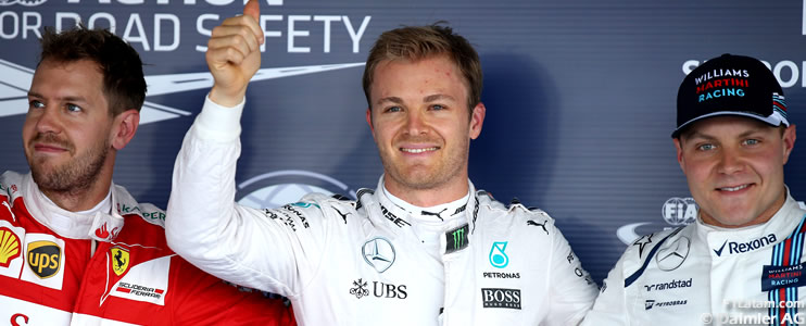 Pole para Nico Rosberg  y de nuevo problemas para Lewis Hamilton - Reporte Clasificación - GP de Rusia