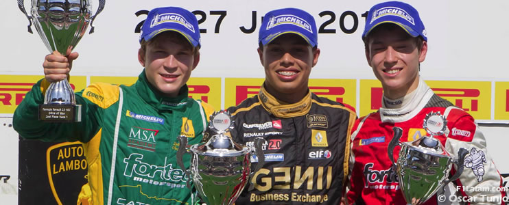 Victoria del piloto colombiano Óscar Tunjo en Spa-Francorhamps en la Fórmula NEC
 