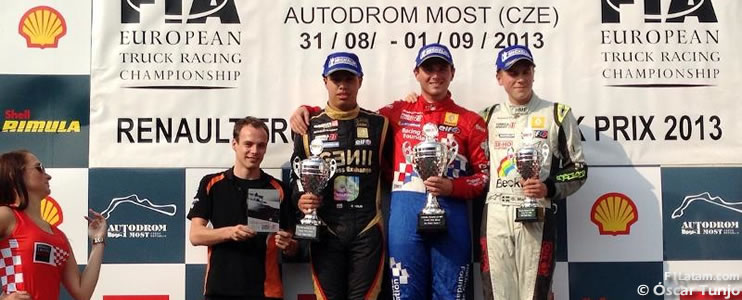 Podium para el colombiano Óscar Tunjo en la Fórmula Renault NEC en República Checa
 