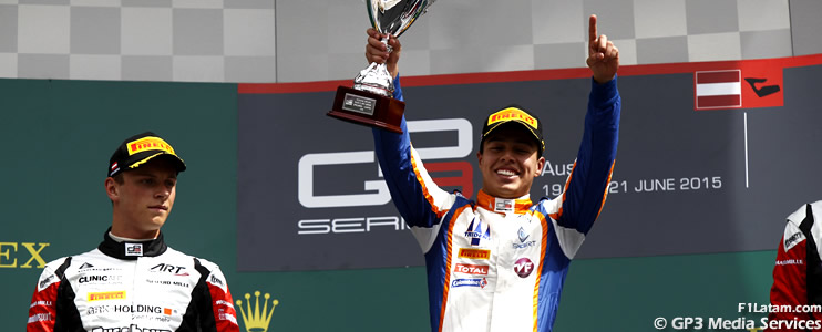 AUDIO: Entrevista exclusiva con Óscar Tunjo tras su primera victoria en la GP3 Series en Austria
