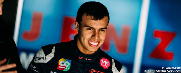 AUDIO: El piloto colombiano Óscar Tunjo participa en los primeros tests oficiales de GP3 en Estoril
