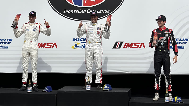 Victoria del piloto colombiano Óscar Tunjo en el Campeonato IMSA VP Challenge