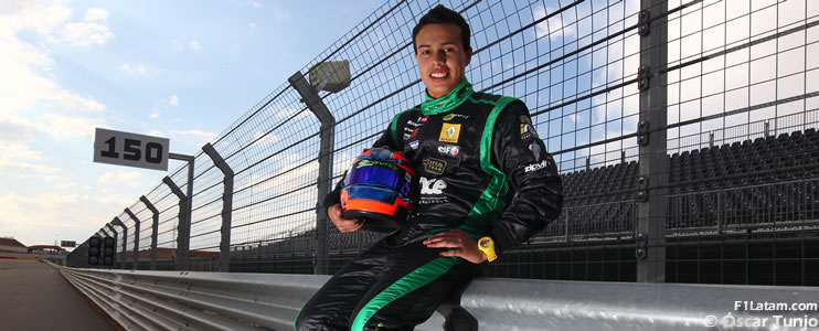 Óscar Tunjo compite en la Fórmula Renault Alps en Imola 