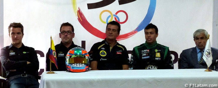 Video: Lotus F1 Team presente en Colombia respaldando a Óscar Tunjo 