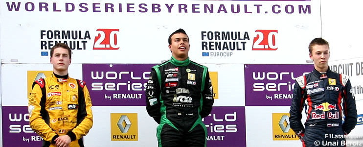 Audio: Victoria y pole position para Óscar Tunjo en la Fórmula Renault 2.0 en Barcelona 