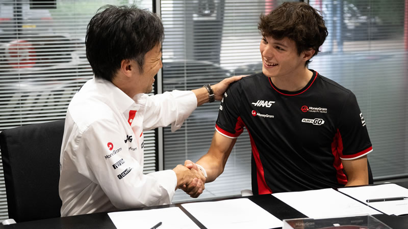 Oliver Bearman es nuevo piloto de Haas F1 Team para la Temporada 2025 