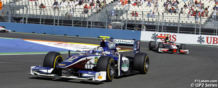 El piloto colombiano Julián Leal logró su primer punto de la temporada en la GP2 Series 