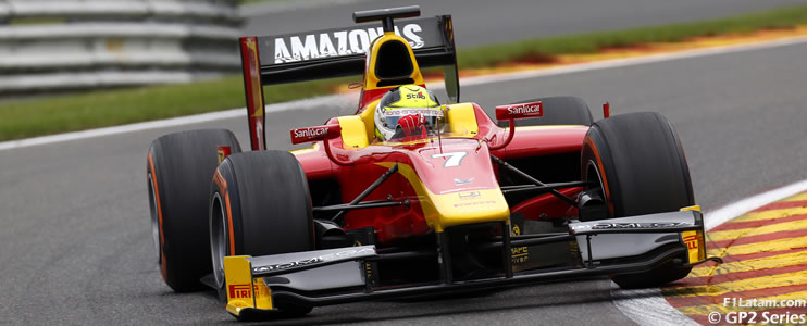 Audio: El piloto colombiano Julián Leal partirá undécimo en Spa-Francorchamps en la GP2
 