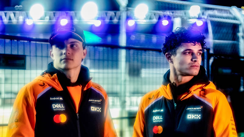 Norris y Piastri son descalificados de la carrera del Gran Premio de Las Vegas