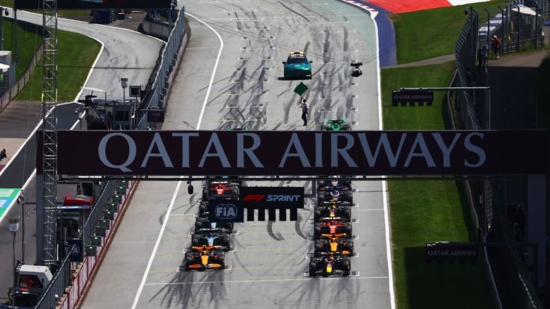 Parrilla de salida del Gran Premio de Austria 2024 