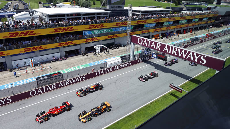 Parrilla de salida del Gran Premio de Austria 2025
