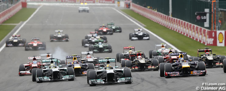 Listado de los neumáticos utilizados y estrategias de los pilotos en el GP de Bélgica
 