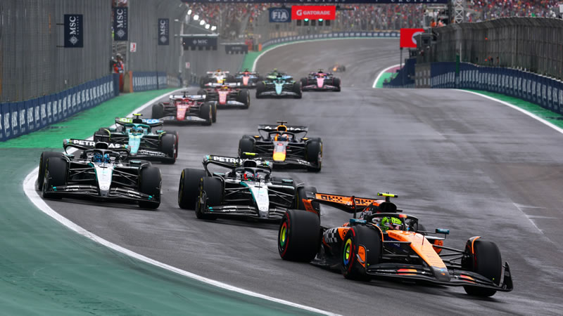 Parrilla de salida del Gran Premio de Brasil 2025