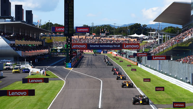 Parrilla de salida del Gran Premio de Japón  2024 