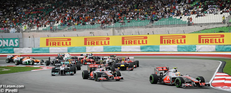 Listado de los neumáticos utilizados y estrategias de los pilotos en el GP de Malasia 