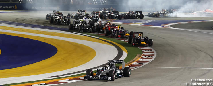 Listado de los neumáticos utilizados y estrategias de los pilotos en el GP de Singapur

